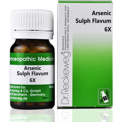 Dr. Reckeweg Arsenic Sulphuratum Flavum 6X (20g)